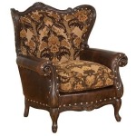 Isabella Leather/Fabric Chair