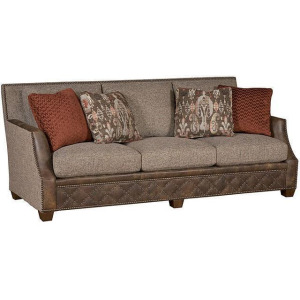 Santiago Leather/Fabric Sofa