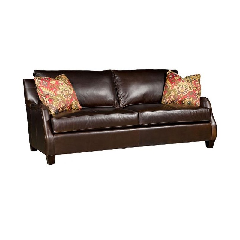 Santa Cruz Leather Sofa By Hickory Manor 3200 L Willis Furniture
