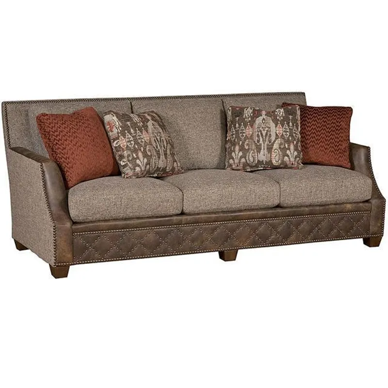 Santiago Leather/Fabric Sofa