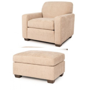 KRK EAST CHAIR & OTTOMAN