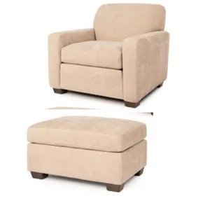KRK EAST CHAIR & OTTOMAN