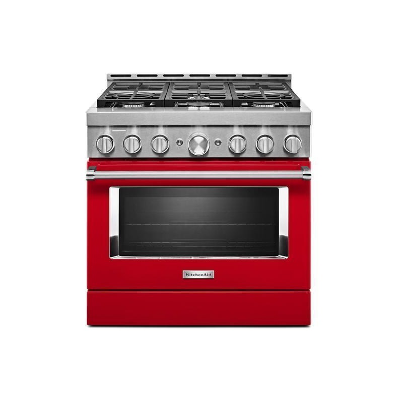 KitchenAid® 36" Smart CommercialStyle Gas Range with 6 Burners