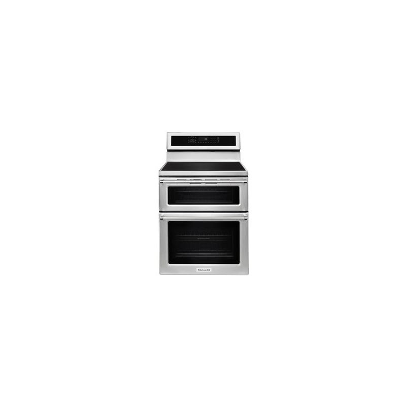 30Inch 4Element Induction Double Oven Convection Range KFID500ESS by