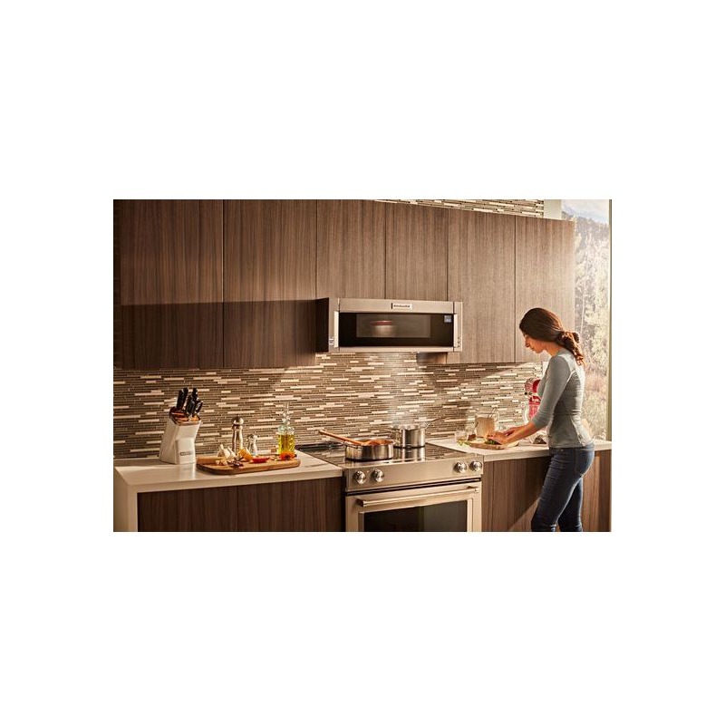 1000Watt Low Profile Microwave Hood Combination KMLS311HSS by