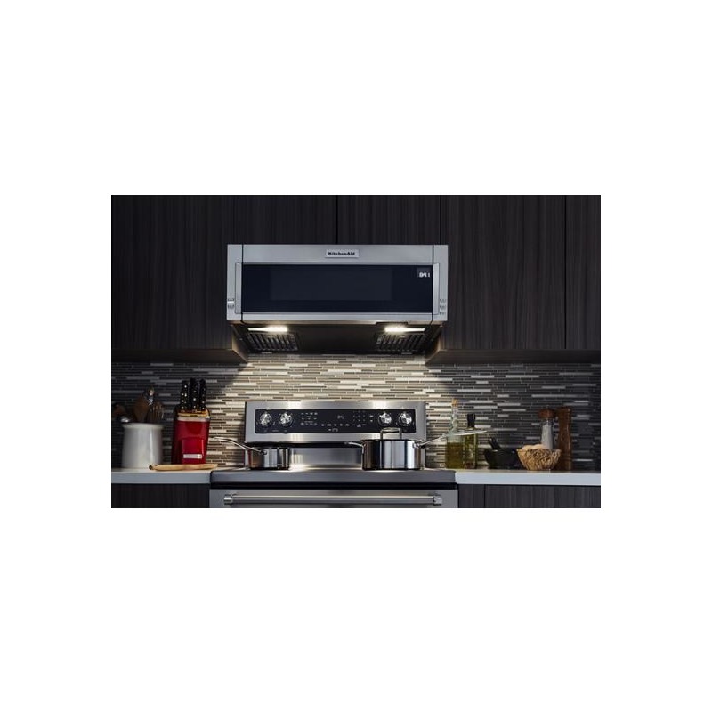 1000Watt Low Profile Microwave Hood Combination KMLS311HSS by