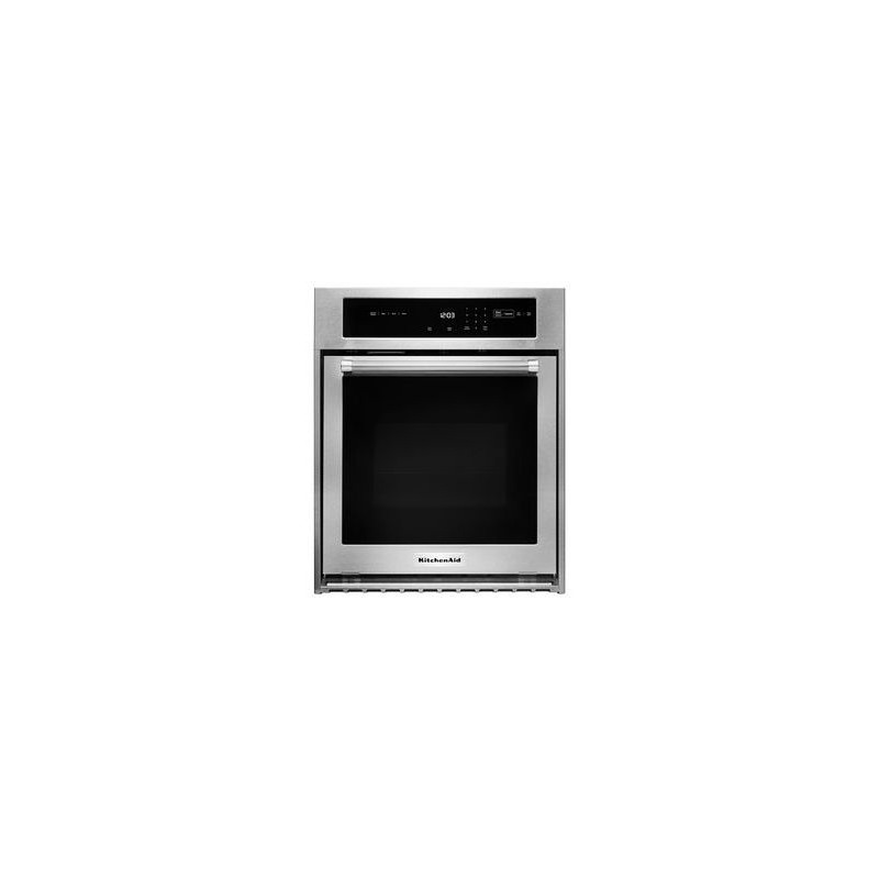 24" Single Wall Oven with True Convection KOSC504ESS by KitchenAid at