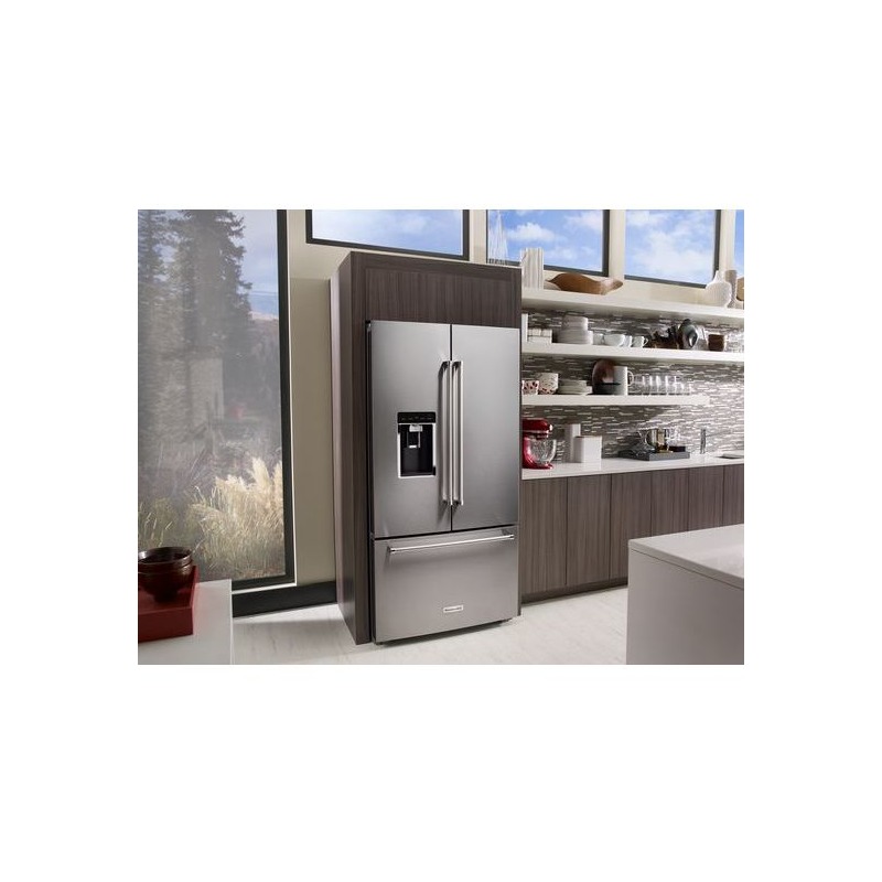 23.8 cu. ft. 36" CounterDepth French Door Platinum Interior