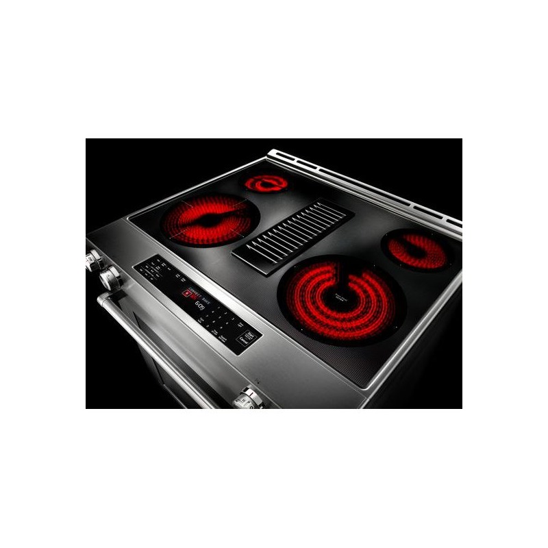 30Inch 4Element Electric Downdraft SlideIn Range KSEG950ESS by