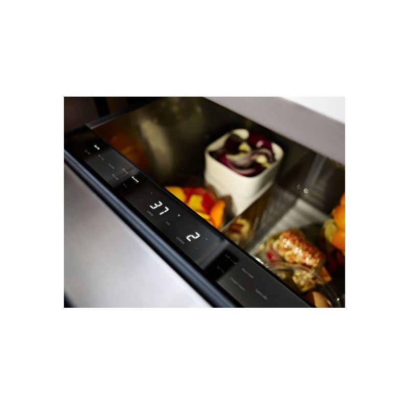 24" Stainless Steel Double Refrigerator Drawer by KitchenAid