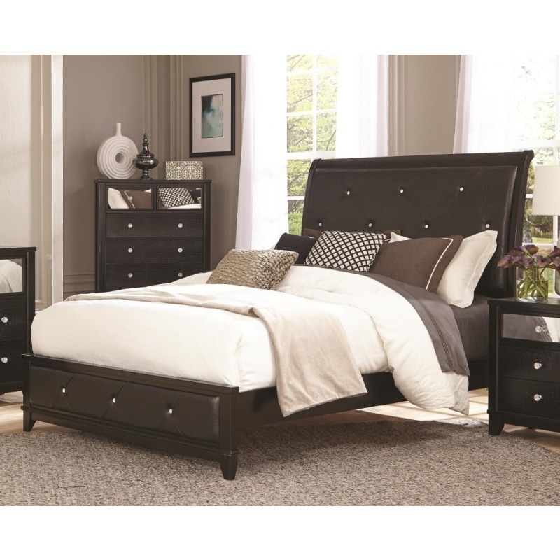 Sydney Queen Platform Bed 80153+54+55 by Kith Furniture at Tomlinson