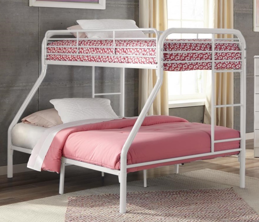 White Twin/Full Bunkbed 269TF by Kith Furniture at Tomlinson Furniture