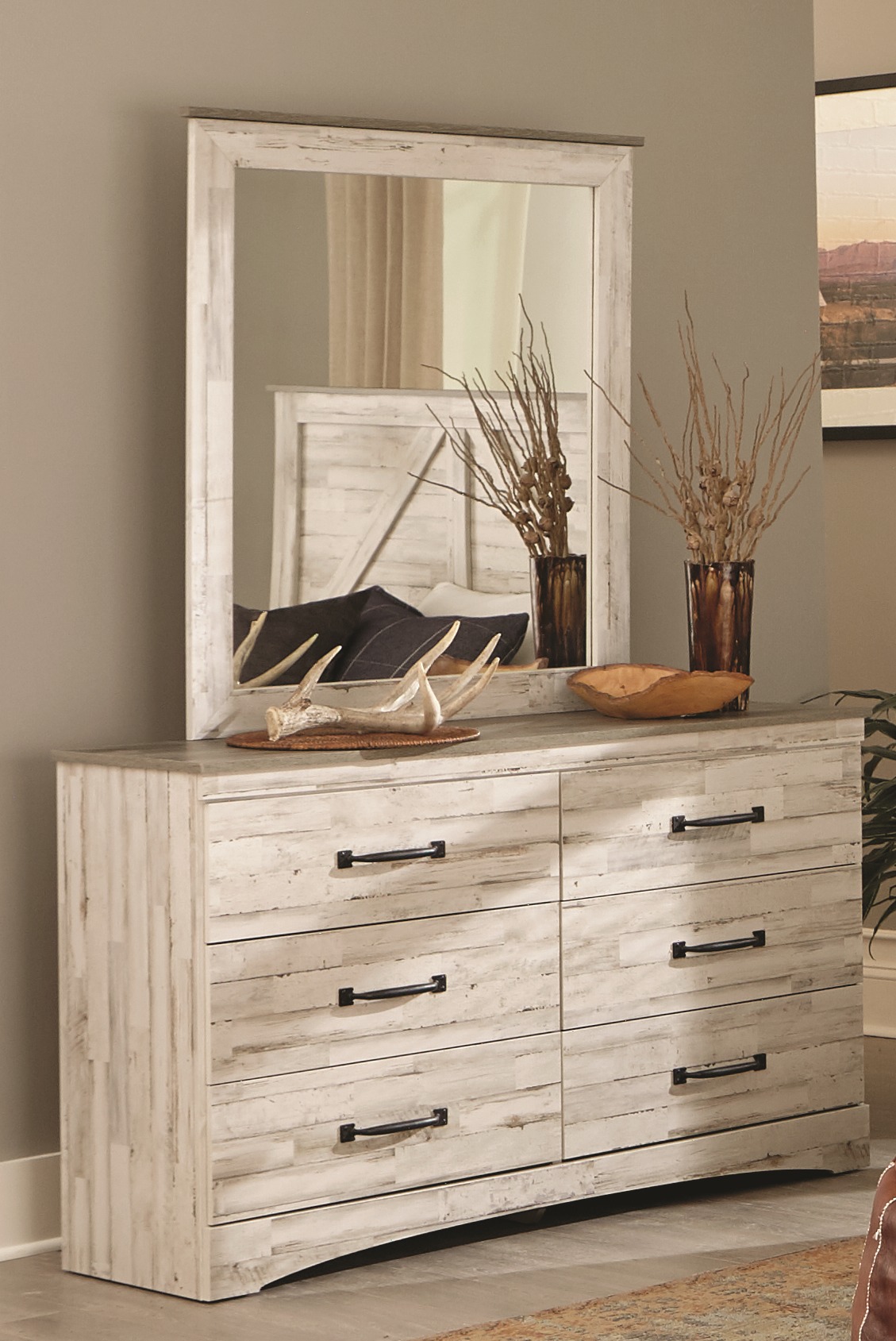 quality outdoor living aspen chat set on Aspen Dresser With Mirror By Kith Furniture Nis444847371 Tomlinson Furniture