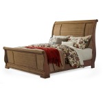 Coming Home King Sleigh Bed - Wheat