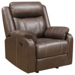 Domino Gliding Recliner Chair - Valor Chocolate
