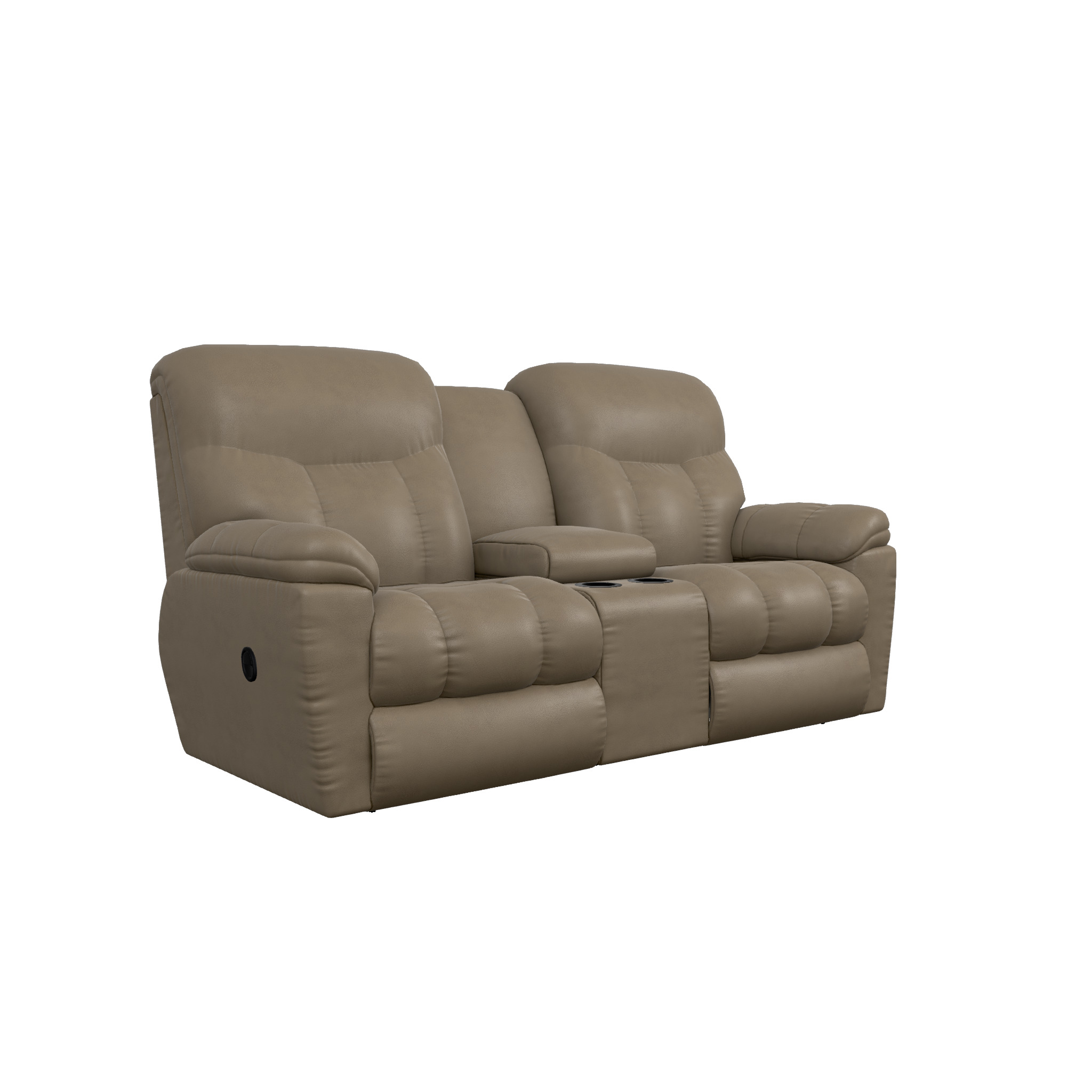 Morrison Reclining Loveseat w/ Console 449766 by LaZBoy Furniture at