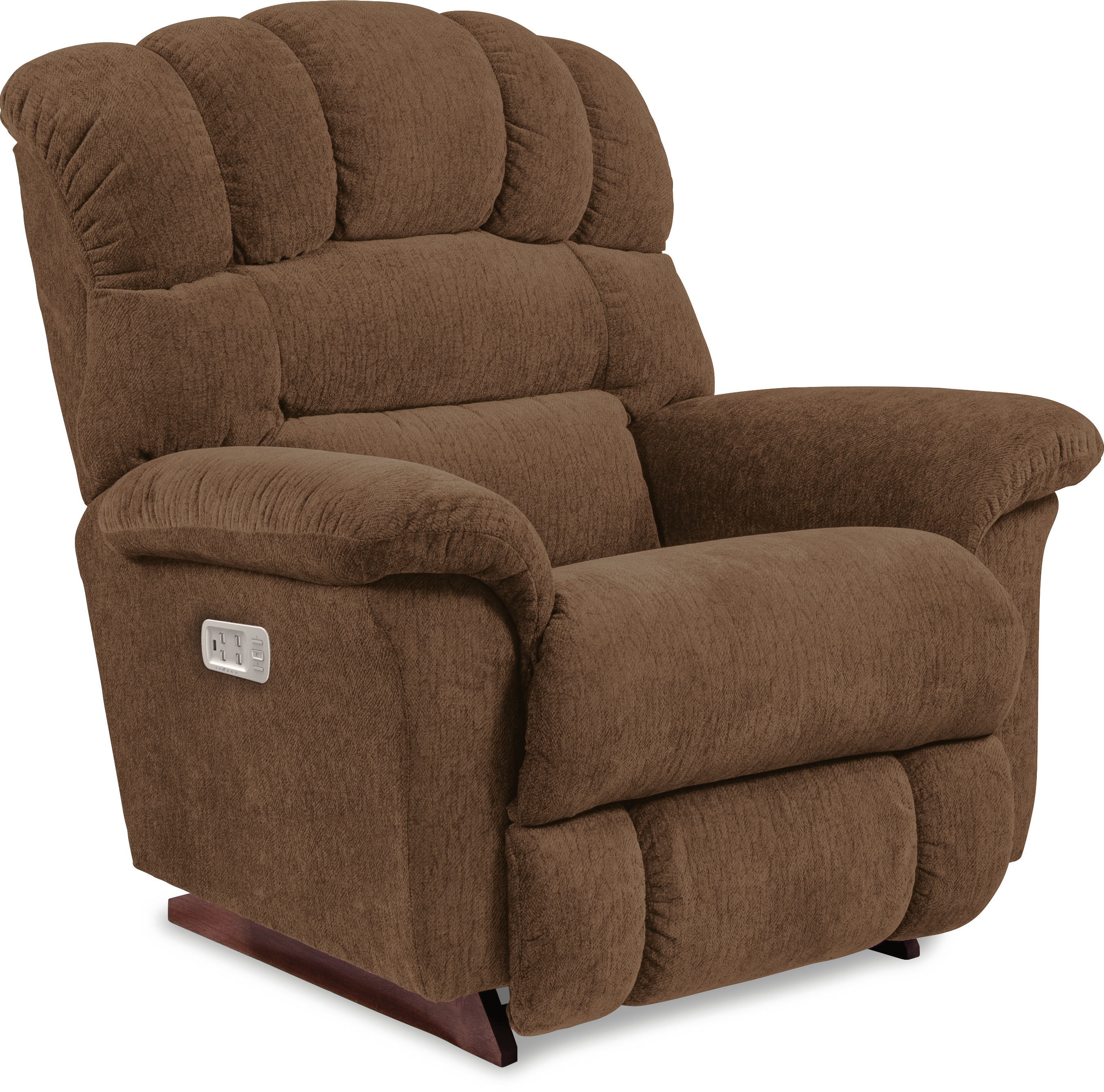 Randell Power Rocking Recliner w/Head Rest, Lumbar, & Wireless Remote