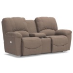 Hayes PowerRecline La-Z-Time® Full Reclining Loveseat w/ Console and Power Headrest