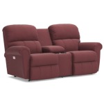 Briggs PowerRecline La-Z-Time® Full Reclining Loveseat w/ Console and Power Headrest