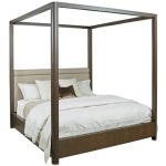 AD Modern Organics Freemont Queen Canopy Bed 5/0 Complete