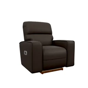 Maddox Power Rocking Recliner w/ Headrest & Lumbar - i-Weekend Sable