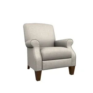 Charlotte High Leg Reclining Chair - Lynx Cement