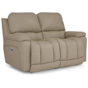 Greyson Power Reclining Loveseat w/ Headrest, Lumbar & Wireless Remote
