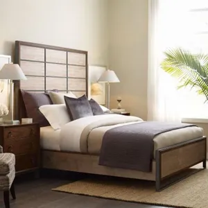 AD Modern Synergy Matrix Panel Queen Bed