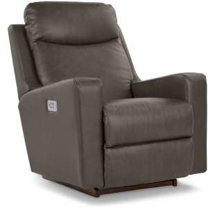 Emmons Power Rocking Recliner w/ Headrest, Lumbar, & Wireless Remote - Camaraderie Pewter