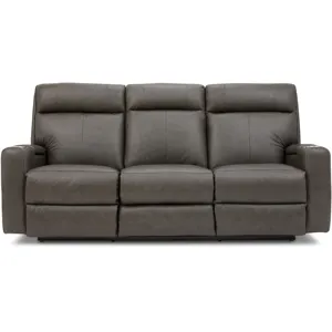 Ovation AudioLuxe Power Wall Reclining Sofa w/ Headrest, Lumbar &amp; Storage Drawer