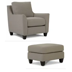 Noah Chair with Ottoman