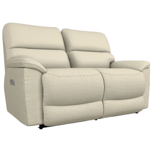 Brooks Power Reclining Loveseat w/ Headrest & Lumbar