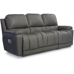 Greyson Power Reclining Sofa w/ Headrest, Lumbar & Wireless Remote