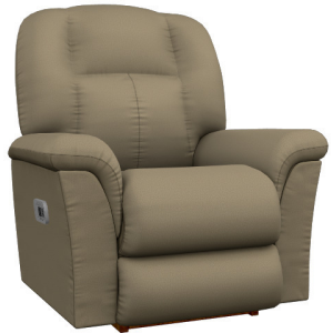 Jasper Power Rocking Recliner w/ Headrest - Vance Sage