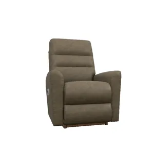 Liam Power Rocking Recliner w/ Headrest - Lota Pebble