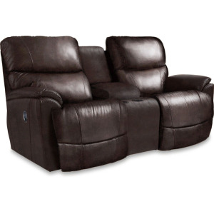 Trouper Reclining Loveseat w/ Console