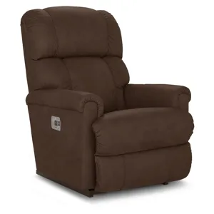 Pinnacle Power Rocking Recliner w/ Headrest & Lumbar - Opulence Umber