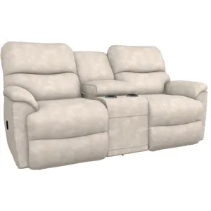 Trouper Reclining Loveseat w/ Console