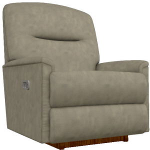 Aries Power Rocking Recliner w/ Headrest & Lumbar - i-Outlier Charcoal