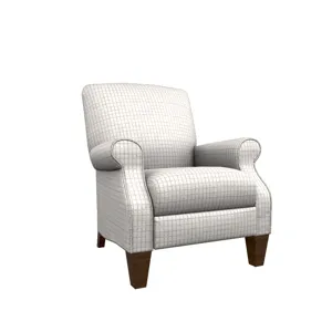 Charlotte High Leg Reclining Chair - Keeline Flax