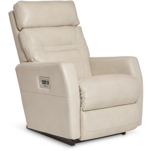 Lennon Power Rocking Recliner w/ Head Rest, Lumbar & Wireless Remote - Elite Ice