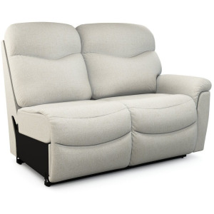 James Power Left-Arm Sitting Reclining Loveseat w/ Headrest