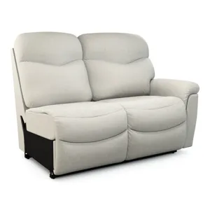 James Power Left-Arm Sitting Reclining Loveseat w/ Headrest