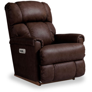 Pinnacle Rocking Recliner w/Headrest, Lumbar & USB Port - w/Right Wireless Remote