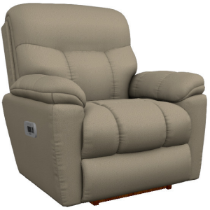 Morrison Power Rocking Recliner w/ Headrest & Lumbar - Seamount Sable