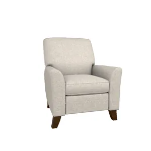 Riley High Leg Recliner - Lynx Cement
