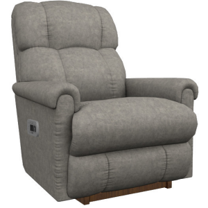 Pinnacle Power Rocking Recliner w/ Headrest & Lumbar - i-Northwest Charcaol
