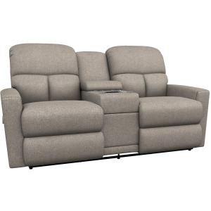 Hawthorn Power Reclining Loveseat w/ Headrest & Console