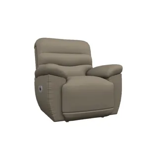 Joshua Power Rocking Recliner w/Headrest & Lumbar - i-Rivers Fossil