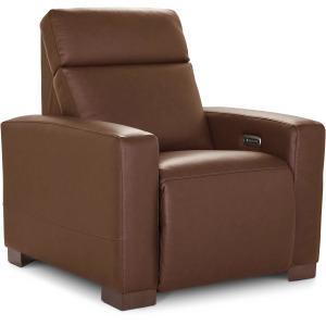 Acadia Power Reclining Chair w/ Headrest - Dean Chestnut